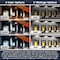 Luxrite Flush Mount LED Canopy Light 28/35/40W Up to 4800LM 3CCT 3000K-5000K IP65 10X10 ETL LR40718-1PK - alternate 7